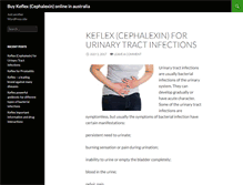 Tablet Screenshot of keflexaustralia.com